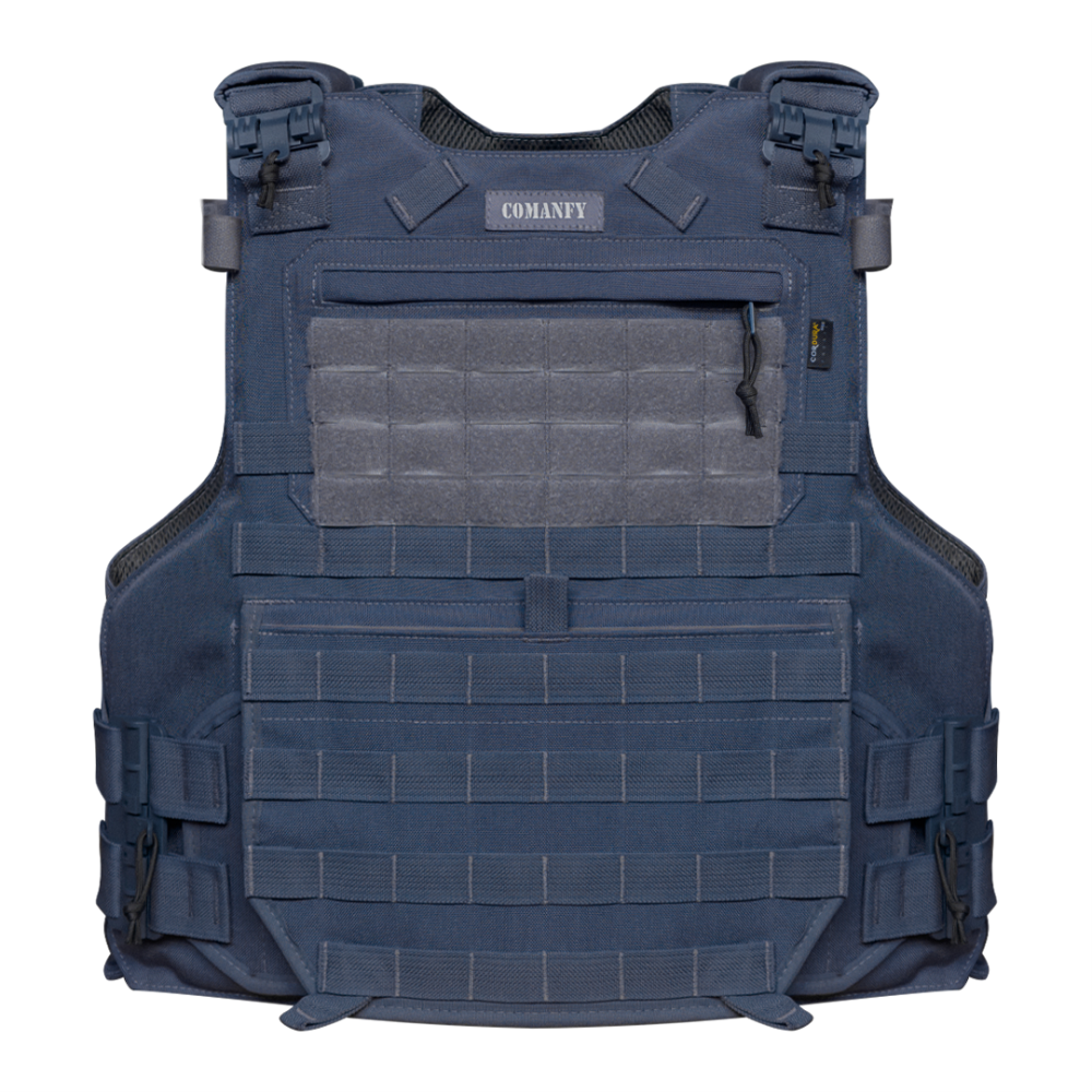 CAPA DE COLETE COMANFY® ARMOR IIIA - CINZA BANDEIRANTE PMESP CAPA DE COLETE COMANFY® ARMOR IIIA - CINZA BANDEIRANTE PMESP