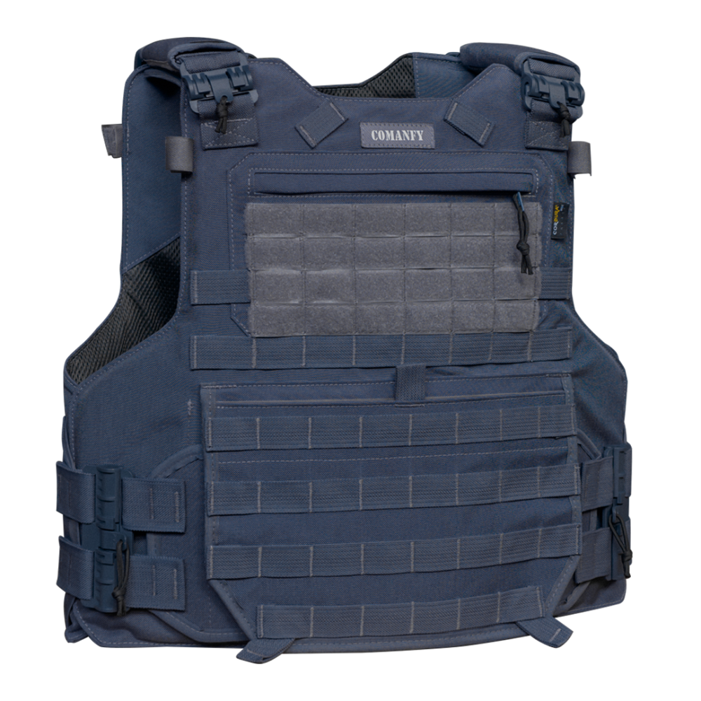 CAPA DE COLETE COMANFY® ARMOR IIIA - CINZA BANDEIRANTE PMESP CAPA DE COLETE COMANFY® ARMOR IIIA - CINZA BANDEIRANTE PMESP