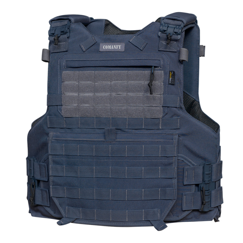CAPA DE COLETE COMANFY® ARMOR IIIA - CINZA BANDEIRANTE PMESP CAPA DE COLETE COMANFY® ARMOR IIIA - CINZA BANDEIRANTE PMESP