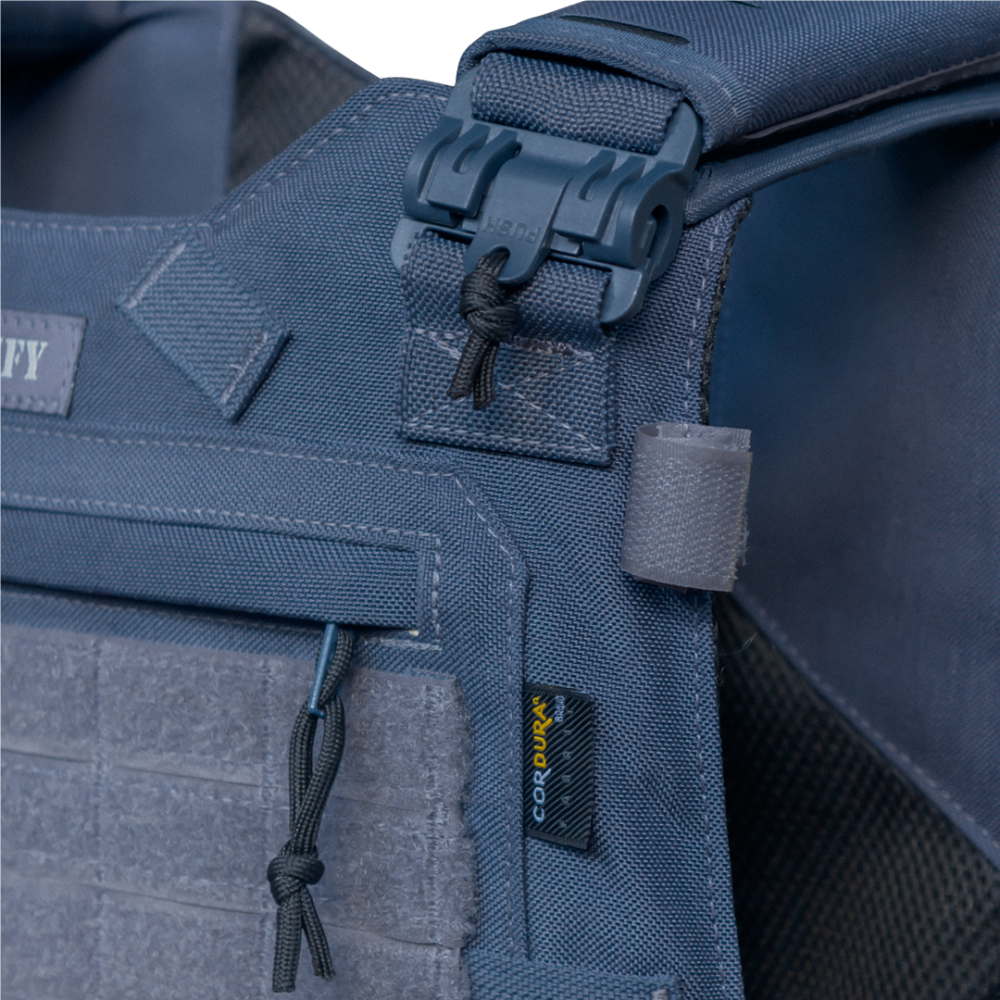 CAPA DE COLETE COMANFY® ARMOR IIIA - CINZA BANDEIRANTE PMESP CAPA DE COLETE COMANFY® ARMOR IIIA - CINZA BANDEIRANTE PMESP