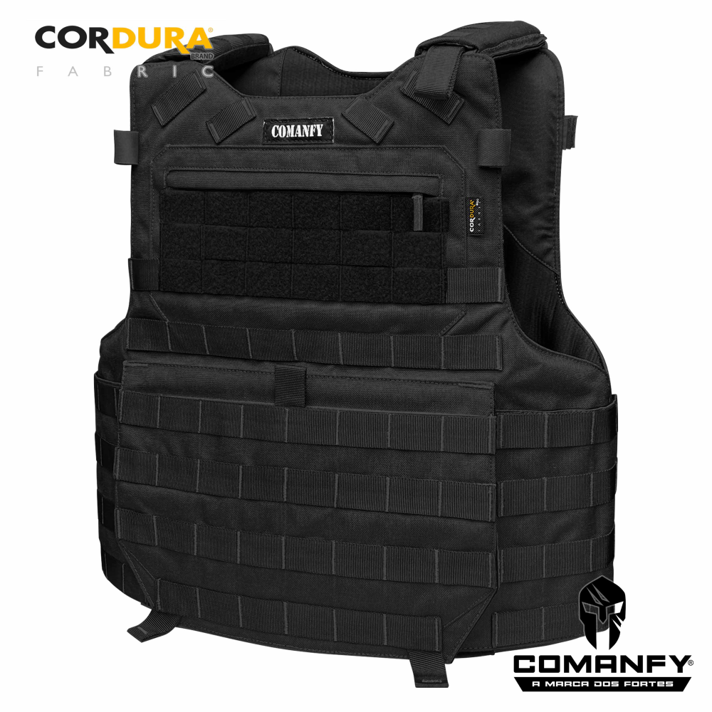 CAPA DE COLETE COMANFY® PREDADOR G5 IIIA - PRETO CAPA DE COLETE COMANFY® PREDADOR G5 IIIA - PRETO