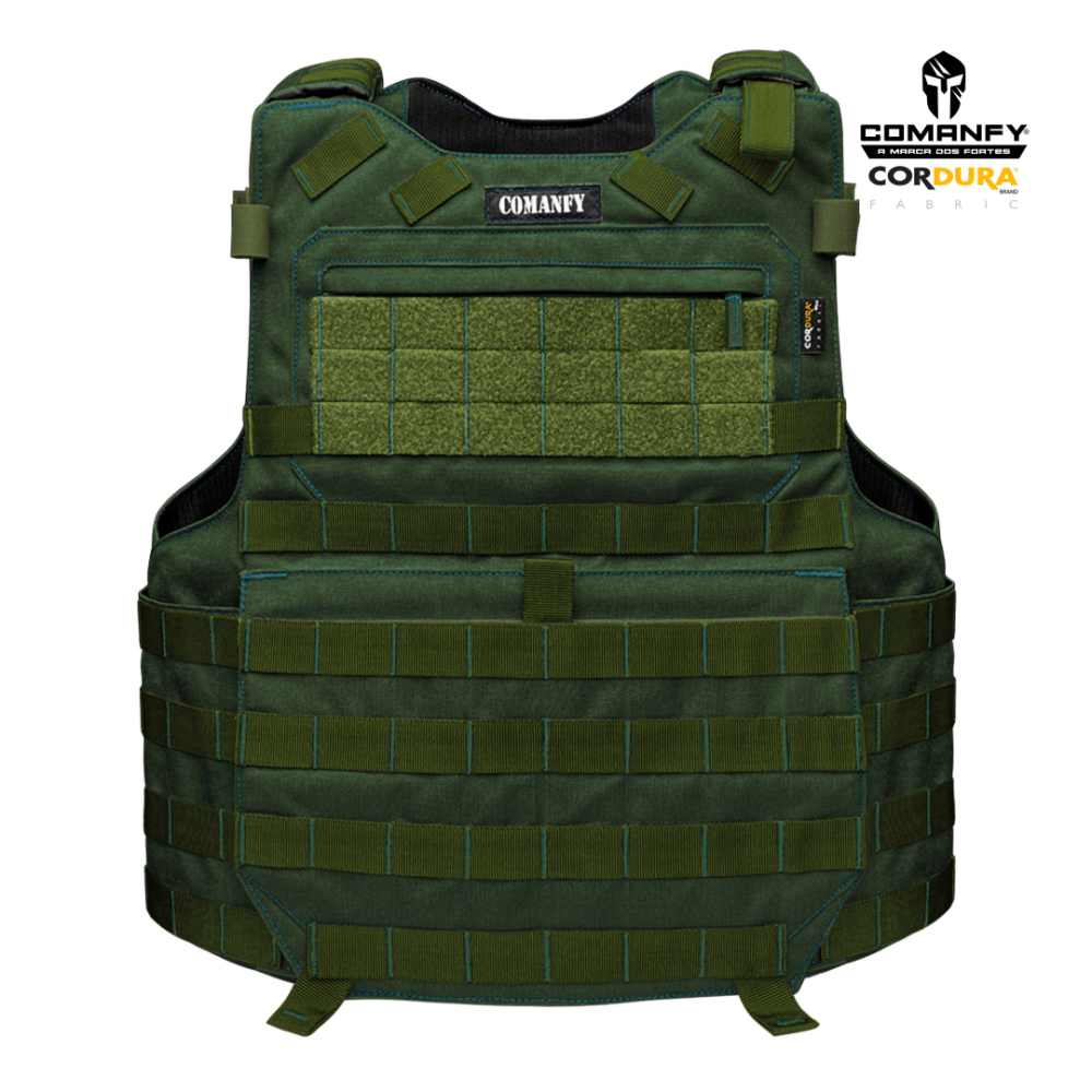 CAPA DE COLETE COMANFY® PREDADOR G5 IIIA - VERDE MILITAR CAPA DE COLETE COMANFY® PREDADOR G5 IIIA - VERDE MILITAR