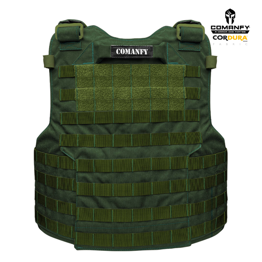 CAPA DE COLETE COMANFY® PREDADOR G5 IIIA - VERDE MILITAR CAPA DE COLETE COMANFY® PREDADOR G5 IIIA - VERDE MILITAR