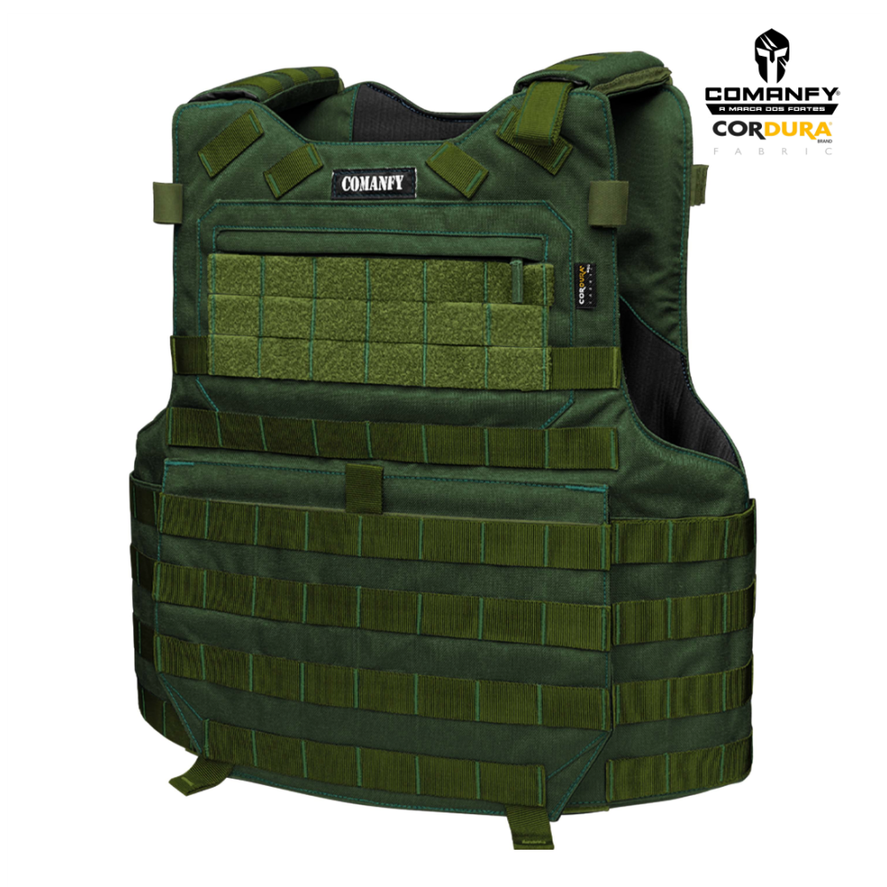 CAPA DE COLETE COMANFY® PREDADOR G5 IIIA - VERDE MILITAR CAPA DE COLETE COMANFY® PREDADOR G5 IIIA - VERDE MILITAR