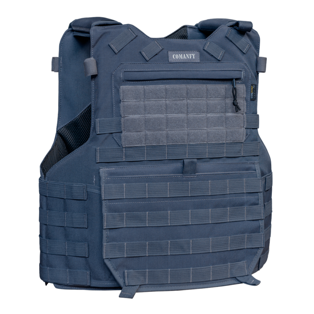 CAPA DE COLETE COMANFY® PREDADOR G5 IIIA - CINZA BANDEIRANTE PMESP CAPA DE COLETE COMANFY® PREDADOR G5 IIIA - CINZA BANDEIRANTE PMESP