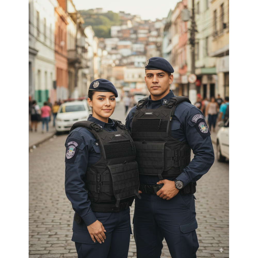 CAPA DE COLETE COMANFY® COMBAT IIIA - PRETO