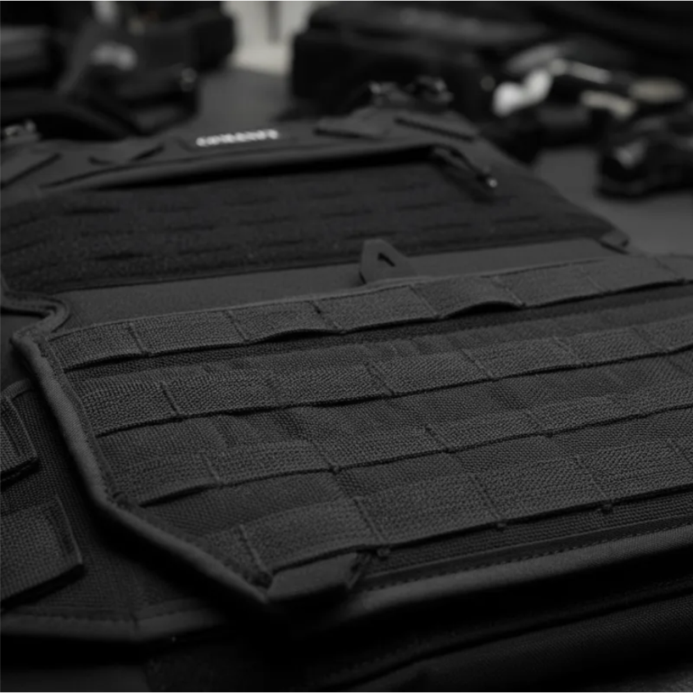 CAPA DE COLETE COMANFY® COMBAT IIIA - PRETO