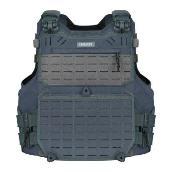 CAPA DE COLETE COMANFY® GLADIADOR LASER CUT - CINZA BANDEIRANTE