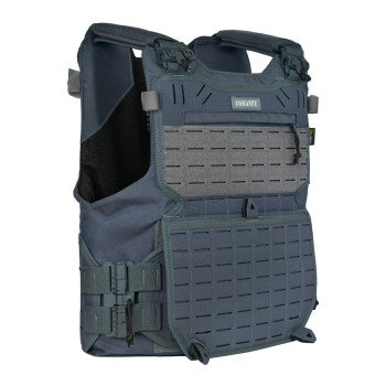 CAPA DE COLETE COMANFY® GLADIADOR LASER CUT - CINZA BANDEIRANTE