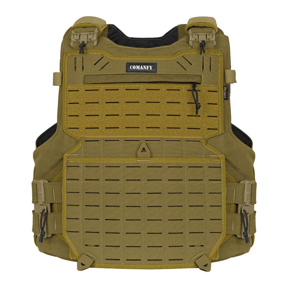 CAPA DE COLETE COMANFY® GLADIADOR LASER CUT - COYOTE