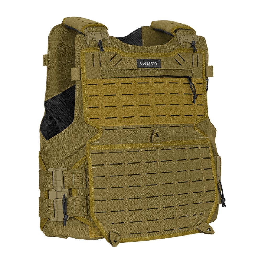 CAPA DE COLETE COMANFY® GLADIADOR LASER CUT - COYOTE