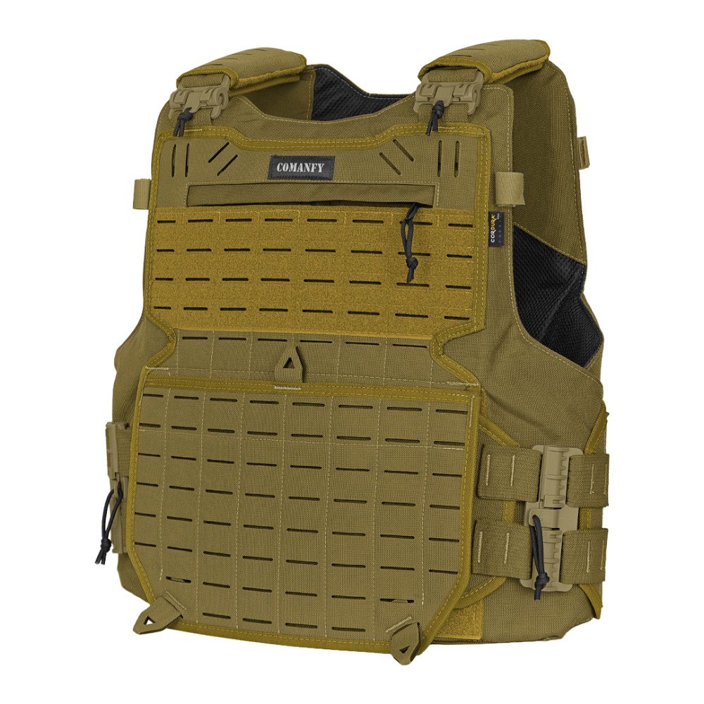 CAPA DE COLETE COMANFY® GLADIADOR LASER CUT - COYOTE