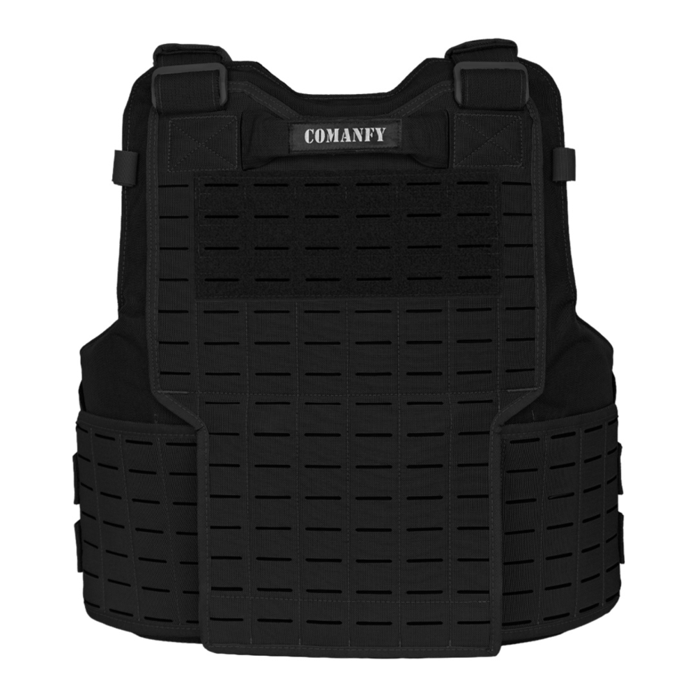 CAPA DE COLETE COMANFY® GLADIADOR LASER CUT - PRETO CAPA DE COLETE COMANFY® GLADIADOR LASER CUT - PRETO