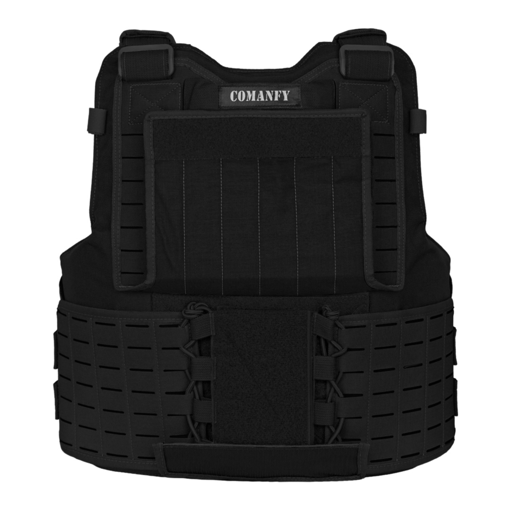 CAPA DE COLETE COMANFY® GLADIADOR LASER CUT - PRETO CAPA DE COLETE COMANFY® GLADIADOR LASER CUT - PRETO