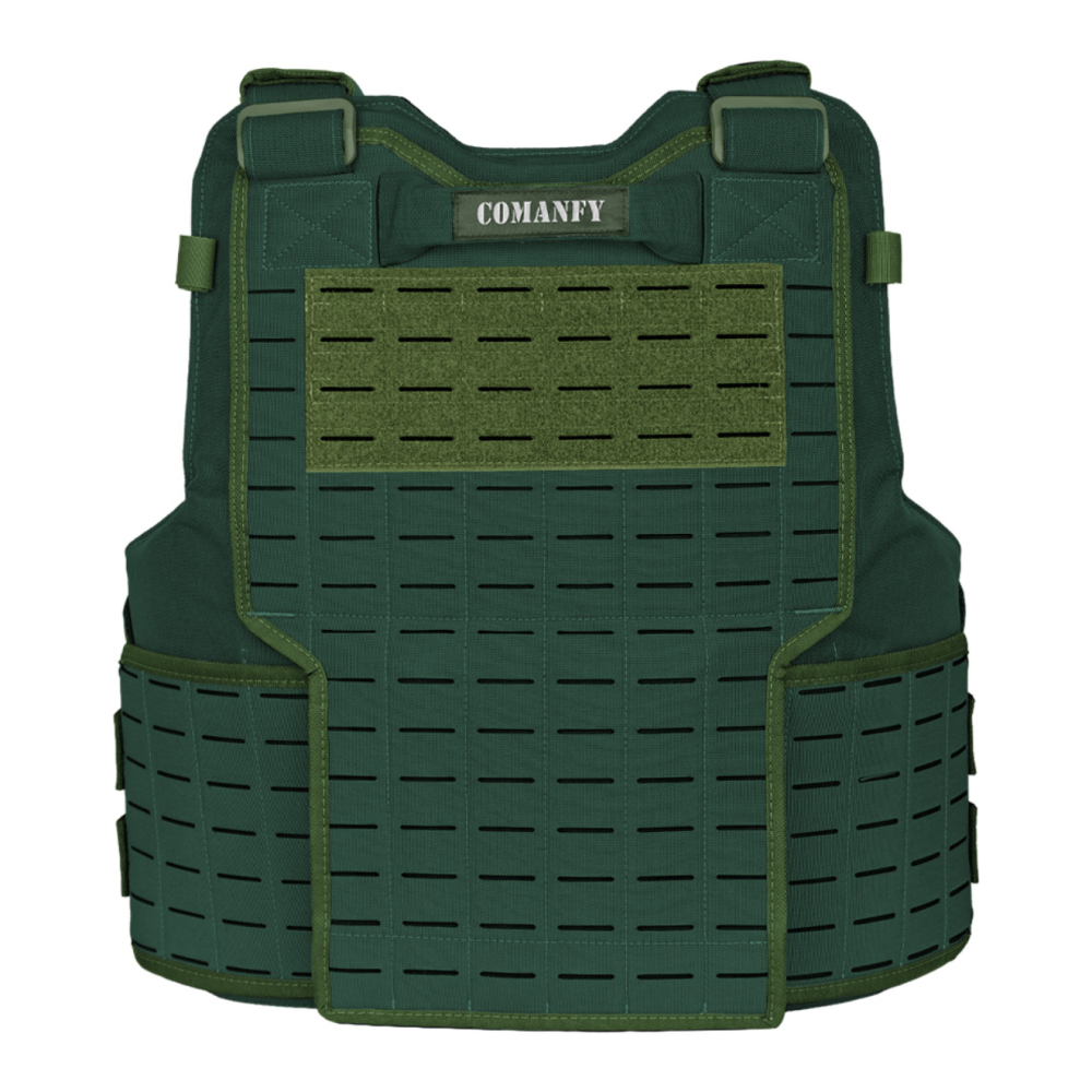 CAPA DE COLETE COMANFY® GLADIADOR LASER CUT - VERDE MILITAR CAPA DE COLETE COMANFY® GLADIADOR LASER CUT - VERDE MILITAR