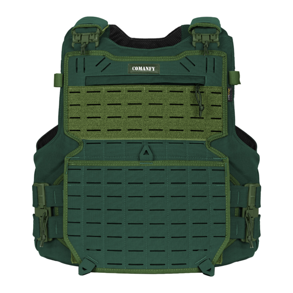 CAPA DE COLETE COMANFY® GLADIADOR LASER CUT - VERDE MILITAR CAPA DE COLETE COMANFY® GLADIADOR LASER CUT - VERDE MILITAR
