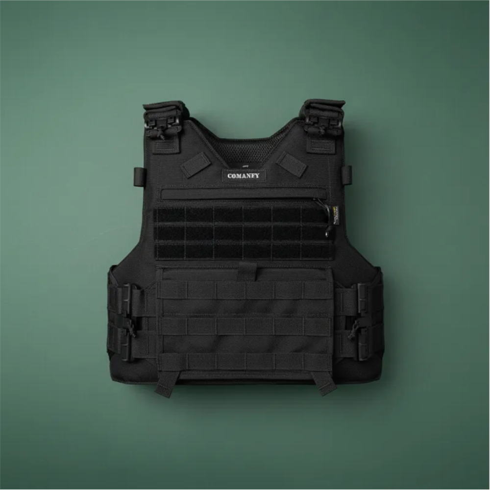 CAPA DE COLETE COMANFY® MAIDEN RAPID FEMININO  - PRETO