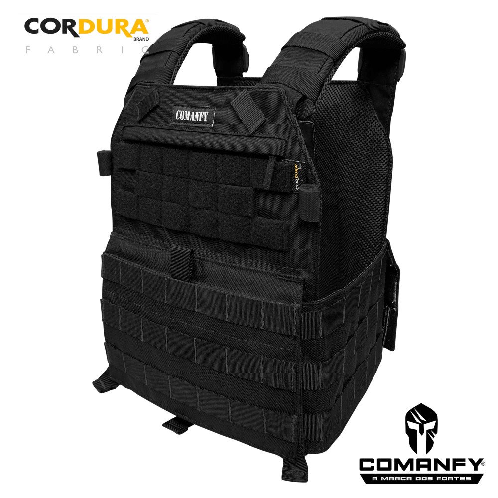 CAPA DE COLETE COMANFY® PLATE CARRIER - PRETO CAPA DE COLETE COMANFY® PLATE CARRIER - PRETO