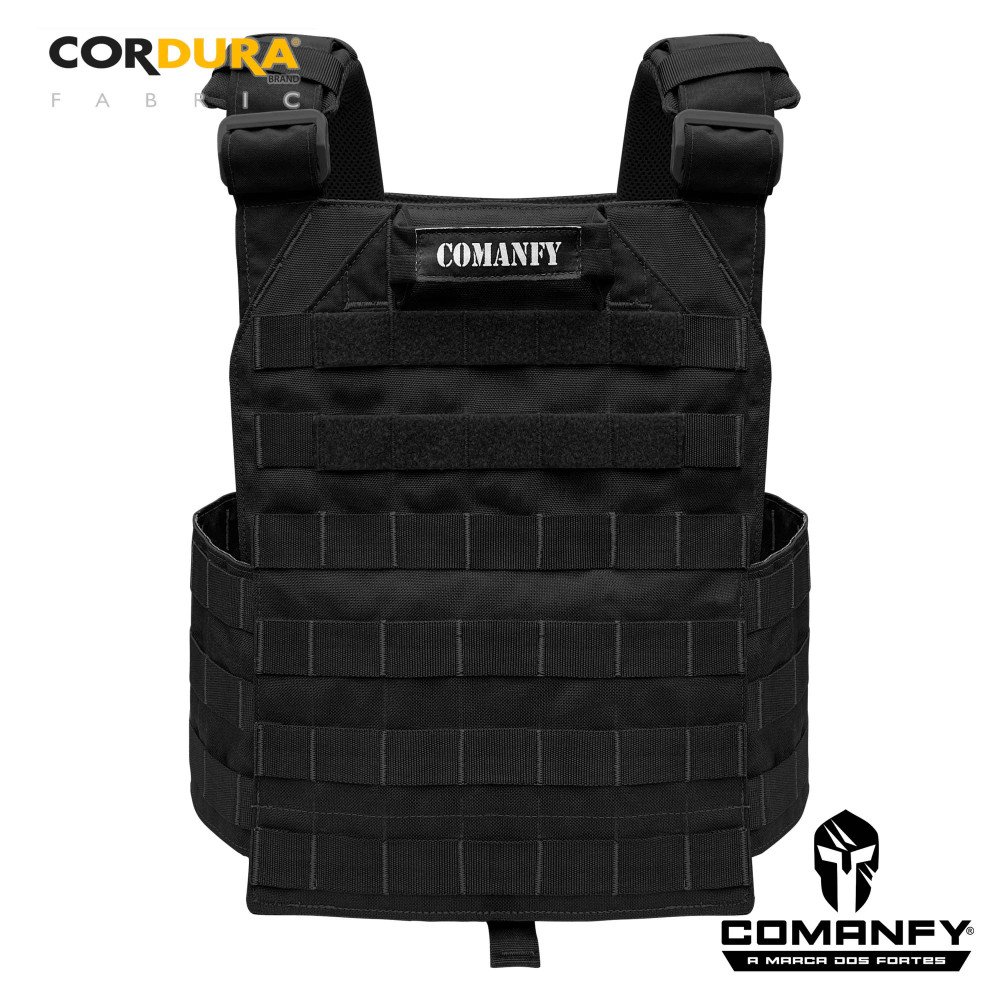 CAPA DE COLETE COMANFY® PLATE CARRIER - PRETO CAPA DE COLETE COMANFY® PLATE CARRIER - PRETO