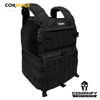 CAPA DE COLETE COMANFY® PLATE CARRIER - PRETO CAPA DE COLETE COMANFY® PLATE CARRIER - PRETO