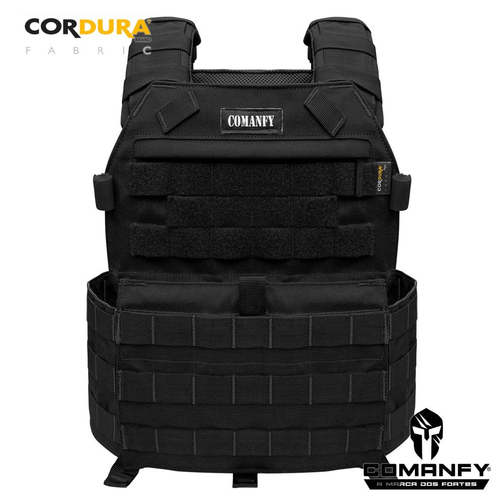 CAPA DE COLETE COMANFY® PLATE CARRIER - PRETO CAPA DE COLETE COMANFY® PLATE CARRIER - PRETO