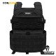 CAPA DE COLETE COMANFY® PLATE CARRIER - PRETO CAPA DE COLETE COMANFY® PLATE CARRIER - PRETO