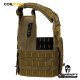 CAPA DE COLETE COMANFY® PLATE CARRIER - COYOTE CAPA DE COLETE COMANFY® PLATE CARRIER - COYOTE