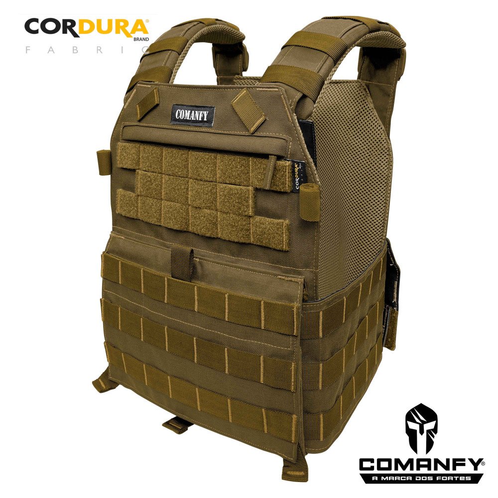 CAPA DE COLETE COMANFY® PLATE CARRIER - COYOTE CAPA DE COLETE COMANFY® PLATE CARRIER - COYOTE