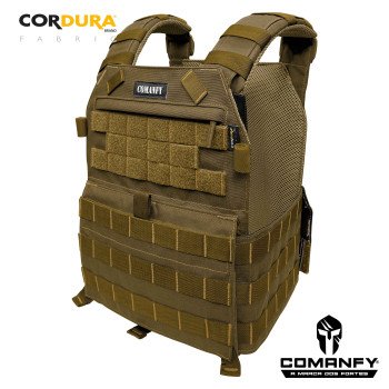 CAPA DE COLETE COMANFY® PLATE CARRIER - COYOTE CAPA DE COLETE COMANFY® PLATE CARRIER - COYOTE