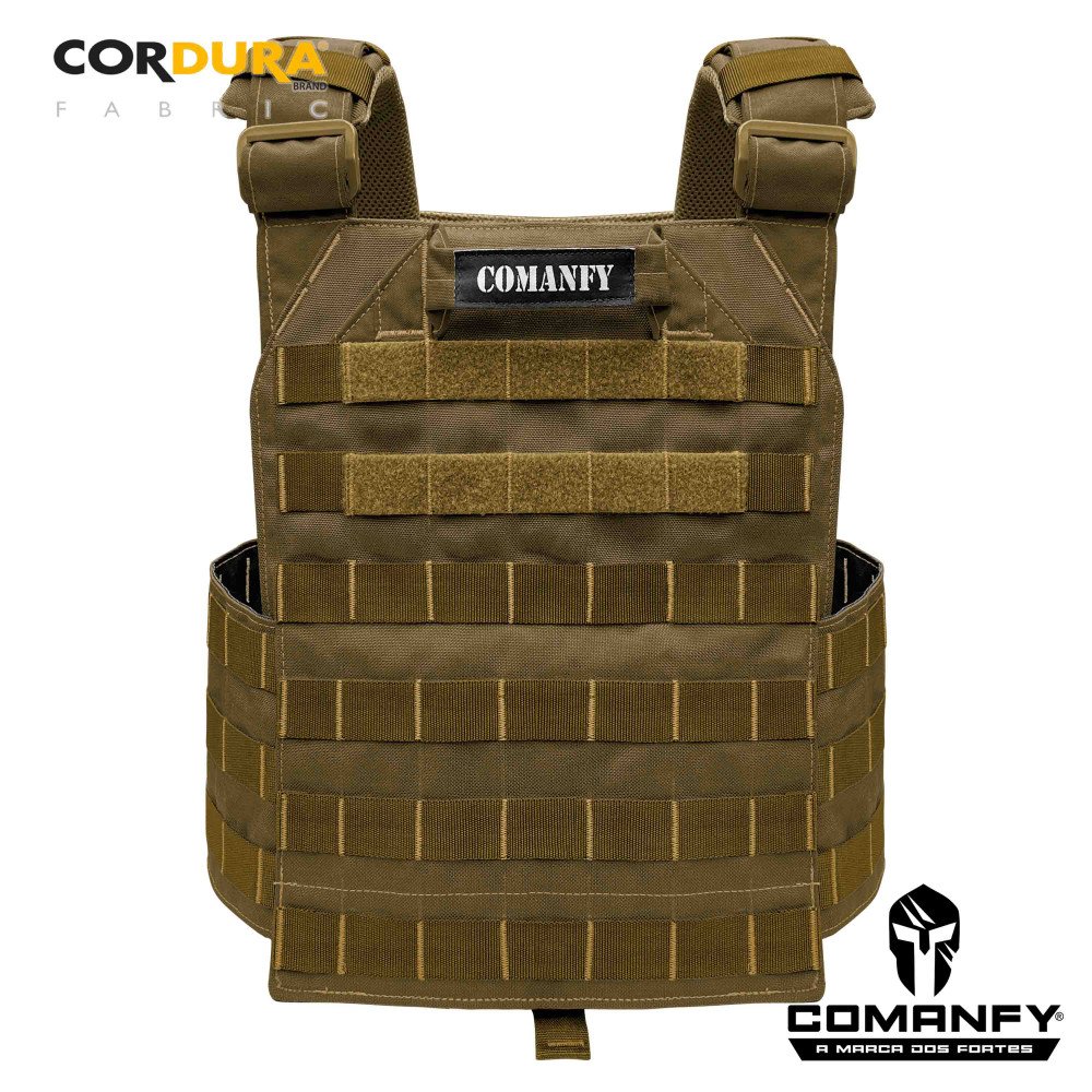 CAPA DE COLETE COMANFY® PLATE CARRIER - COYOTE CAPA DE COLETE COMANFY® PLATE CARRIER - COYOTE