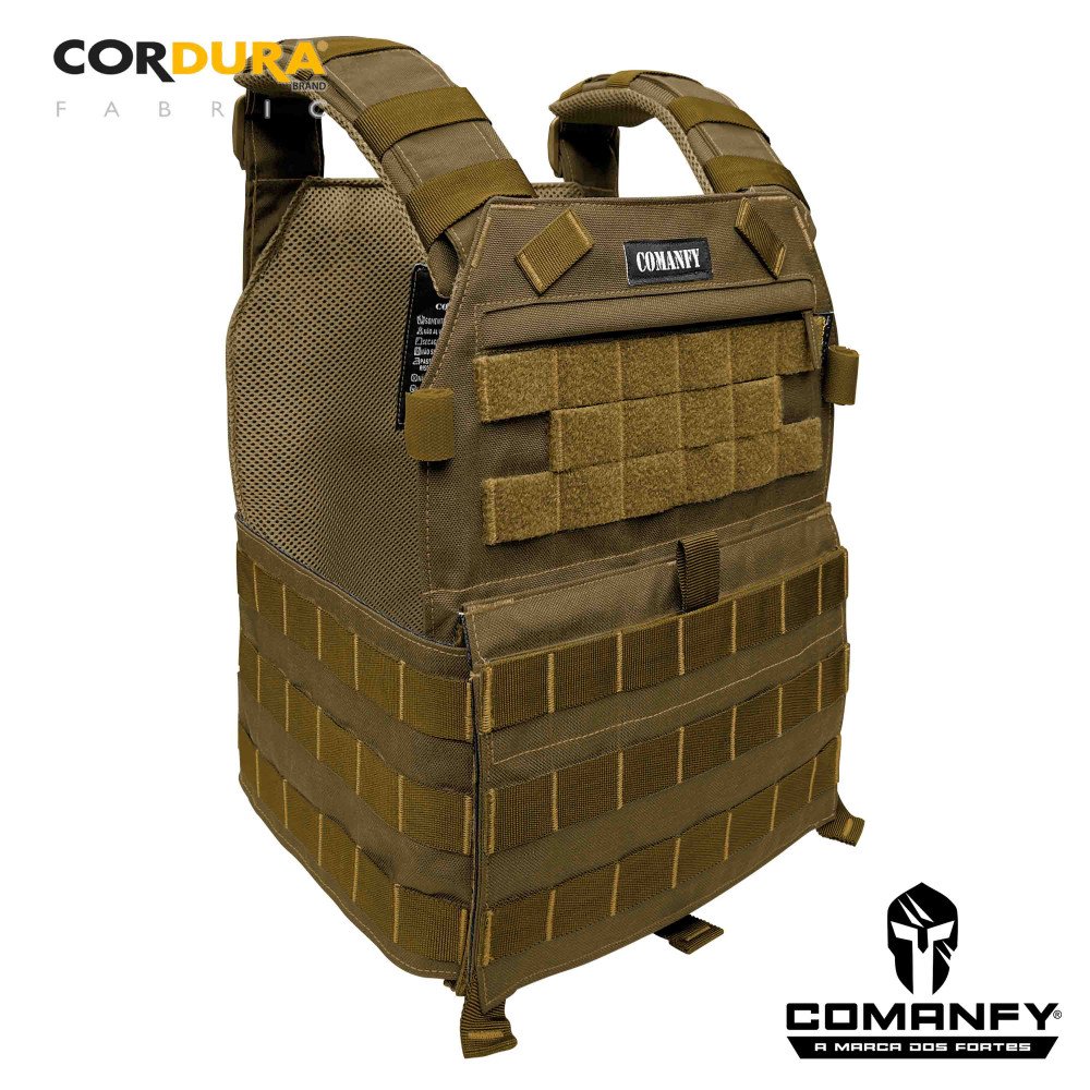 CAPA DE COLETE COMANFY® PLATE CARRIER - COYOTE CAPA DE COLETE COMANFY® PLATE CARRIER - COYOTE