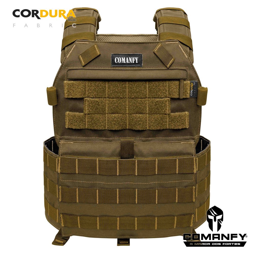 CAPA DE COLETE COMANFY® PLATE CARRIER - COYOTE CAPA DE COLETE COMANFY® PLATE CARRIER - COYOTE