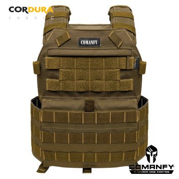 CAPA DE COLETE COMANFY® PLATE CARRIER - COYOTE CAPA DE COLETE COMANFY® PLATE CARRIER - COYOTE