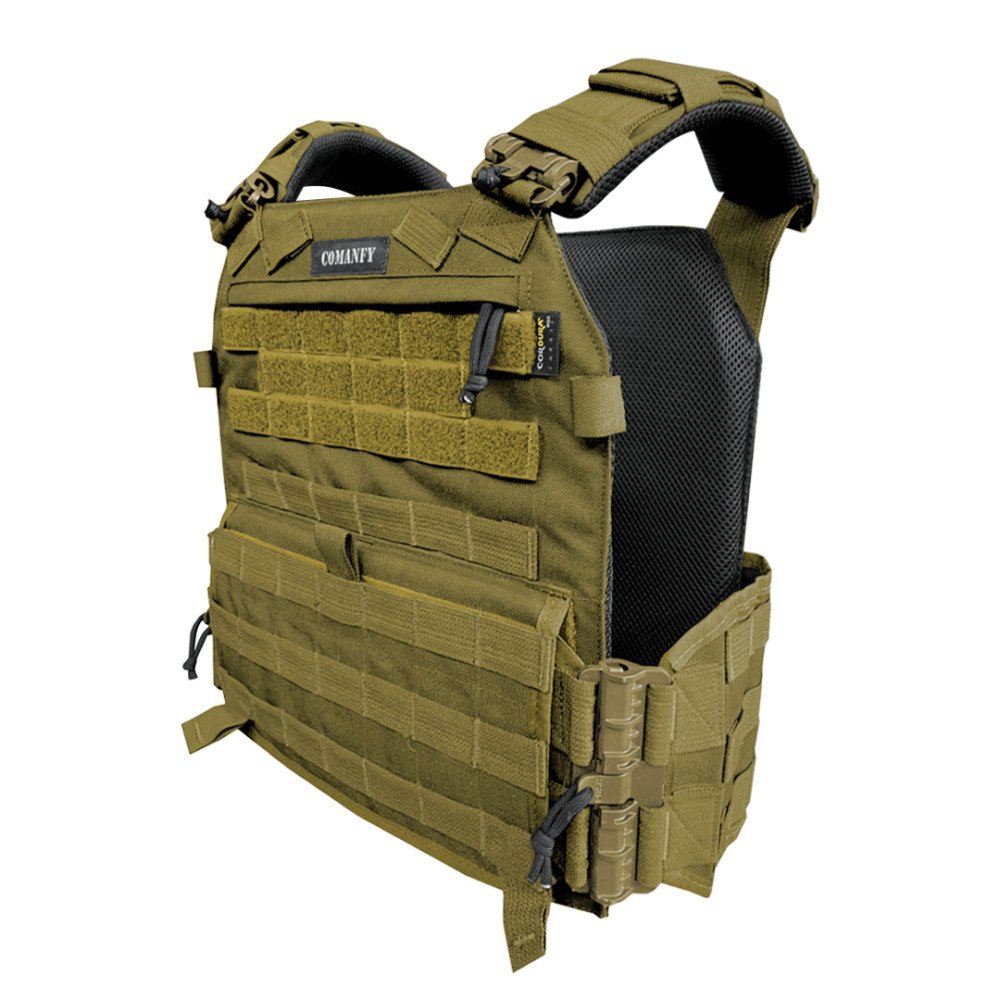 CAPA DE COLETE COMANFY® PLATE GLADIO - COYOTE CAPA DE COLETE COMANFY® PLATE GLADIO - COYOTE