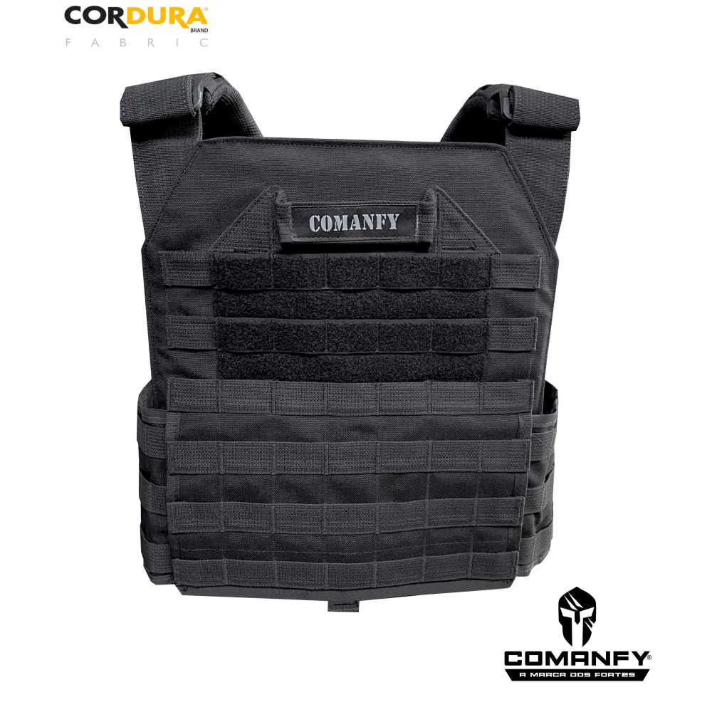 CAPA DE COLETE COMANFY® PLATE GLADIO - PRETO CAPA DE COLETE COMANFY® PLATE GLADIO - PRETO