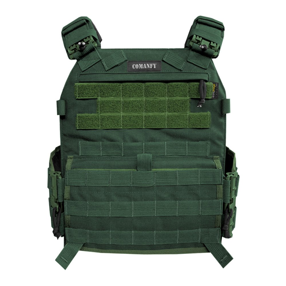 CAPA DE COLETE COMANFY® PLATE GLADIO - VERDE MILITAR