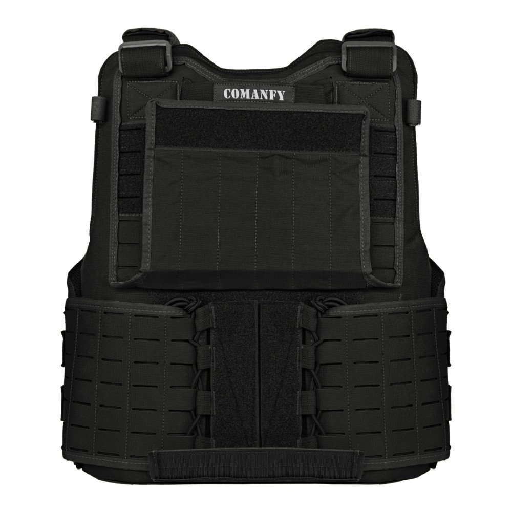 CAPA DE COLETE COMANFY® SPARTA LASER CUT - PRETO CAPA DE COLETE COMANFY® SPARTA LASER CUT - PRETO