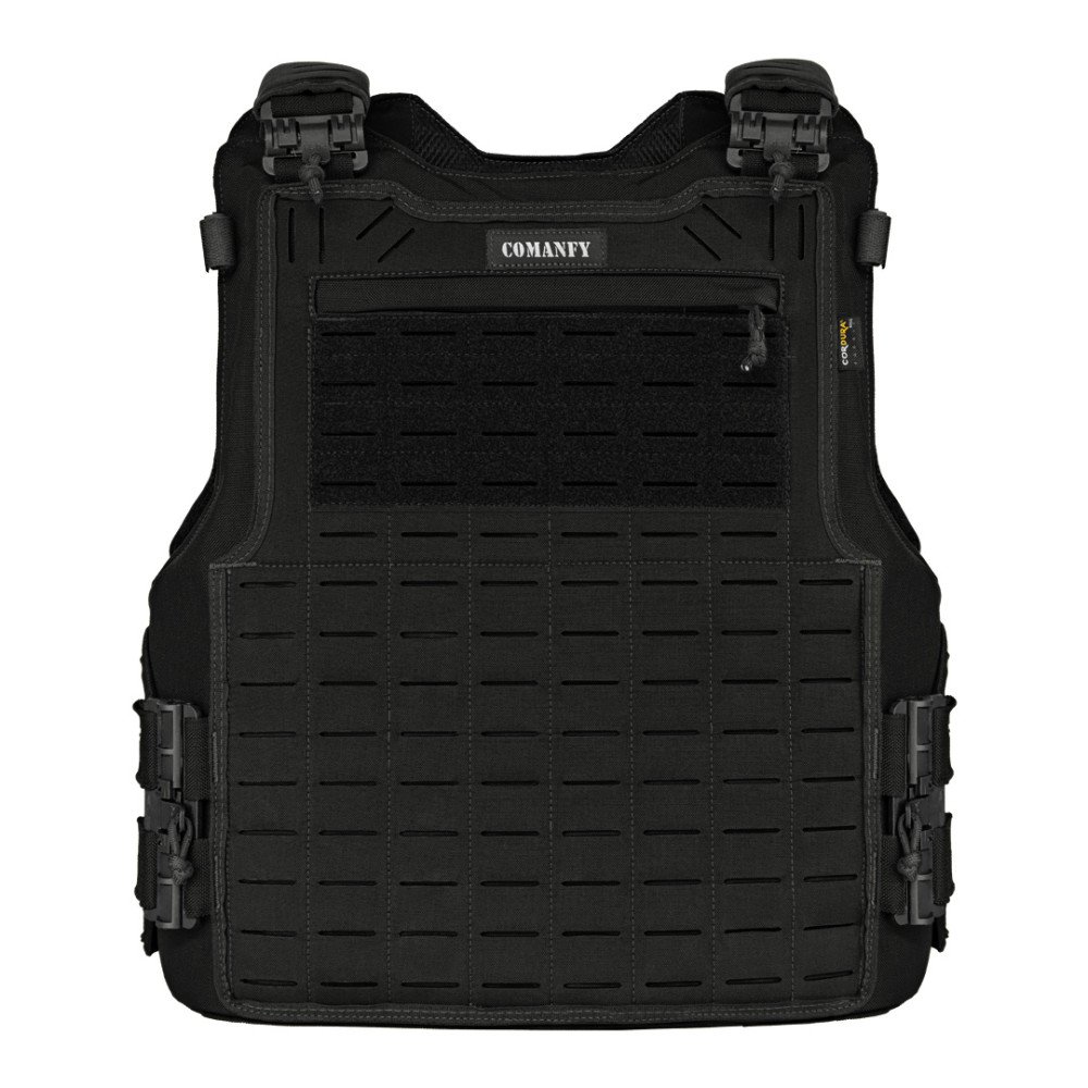 CAPA DE COLETE COMANFY® SPARTA LASER CUT - PRETO CAPA DE COLETE COMANFY® SPARTA LASER CUT - PRETO
