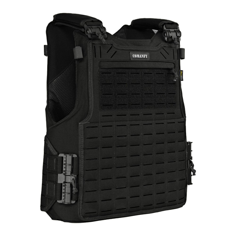 CAPA DE COLETE COMANFY® SPARTA LASER CUT - PRETO CAPA DE COLETE COMANFY® SPARTA LASER CUT - PRETO