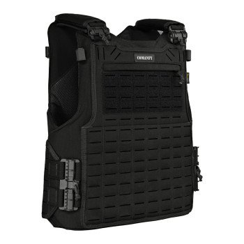 CAPA DE COLETE COMANFY® SPARTA LASER CUT - PRETO CAPA DE COLETE COMANFY® SPARTA LASER CUT - PRETO