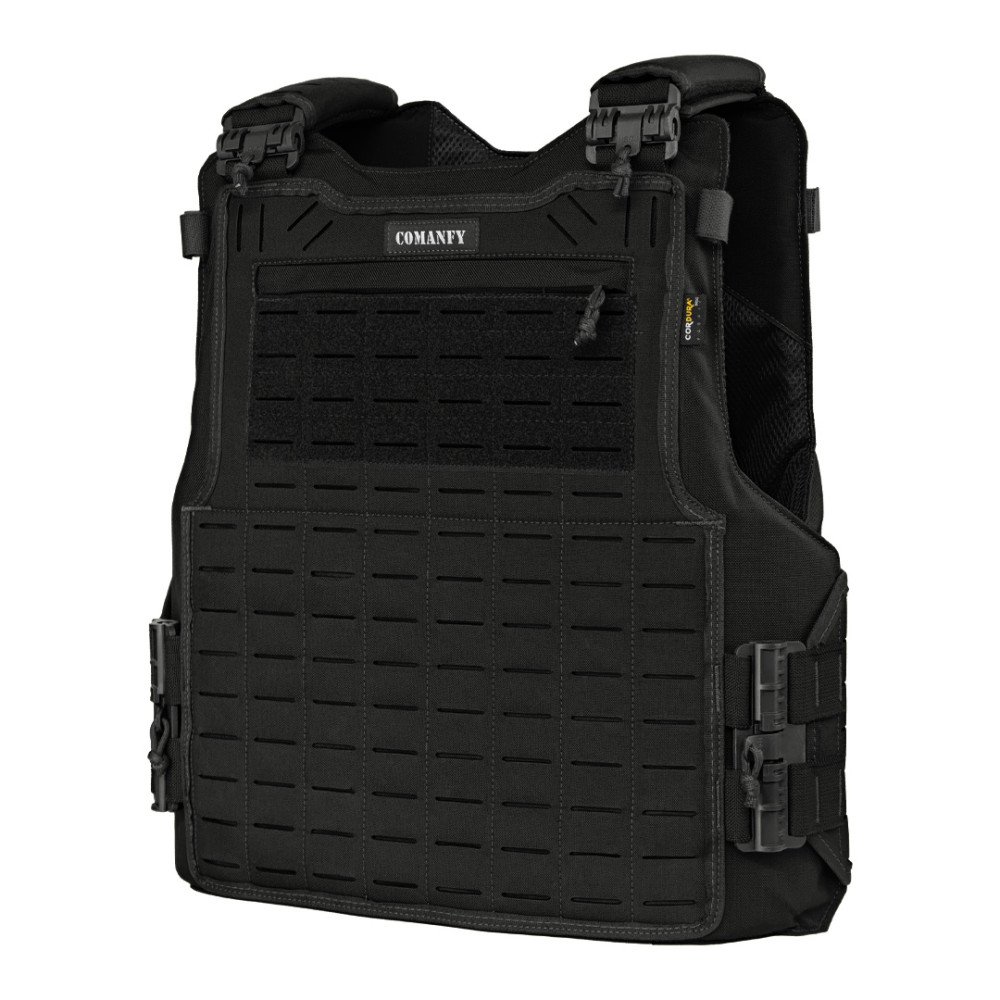 CAPA DE COLETE COMANFY® SPARTA LASER CUT - PRETO CAPA DE COLETE COMANFY® SPARTA LASER CUT - PRETO
