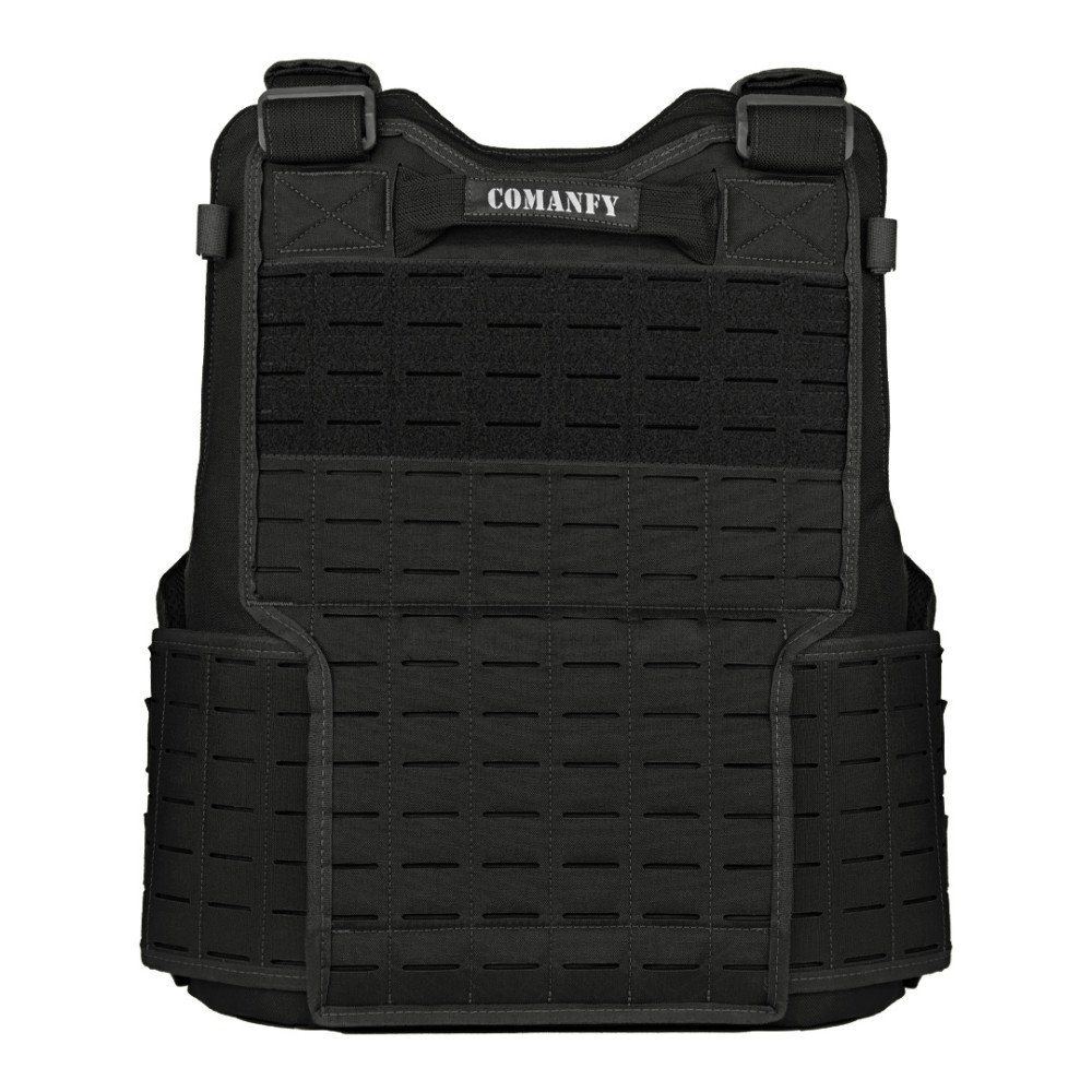 CAPA DE COLETE COMANFY® SPARTA LASER CUT - PRETO CAPA DE COLETE COMANFY® SPARTA LASER CUT - PRETO