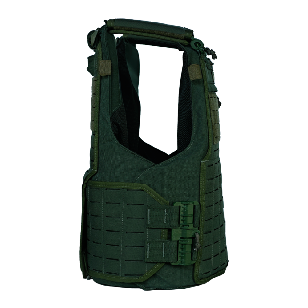 CAPA DE COLETE COMANFY® SPARTA LASER CUT - VERDE MILITAR CAPA DE COLETE COMANFY® SPARTA LASER CUT - VERDE MILITAR