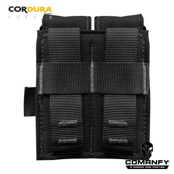 PORTA CARREGADOR DE PISTOLA DUPLO 