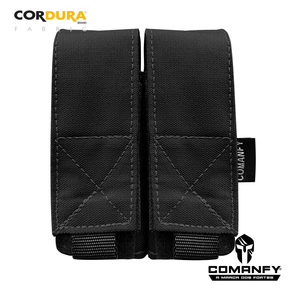 PORTA CARREGADOR DE PISTOLA DUPLO PORTA CARREGADOR DE PISTOLA DUPLO