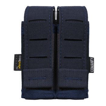 PORTA CARREGADOR DE PISTOLA DUPLO LASER CUT - DARK NAVY