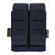 PORTA CARREGADOR DE PISTOLA DUPLO LASER CUT - DARK NAVY