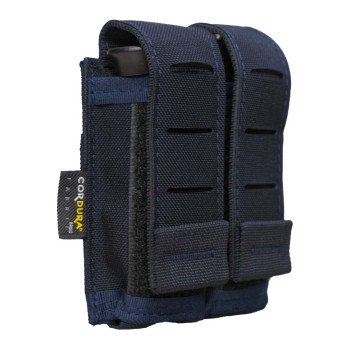 PORTA CARREGADOR DE PISTOLA DUPLO LASER CUT - DARK NAVY