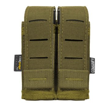 PORTA CARREGADOR DE PISTOLA DUPLO LASER CUT - COYOTE