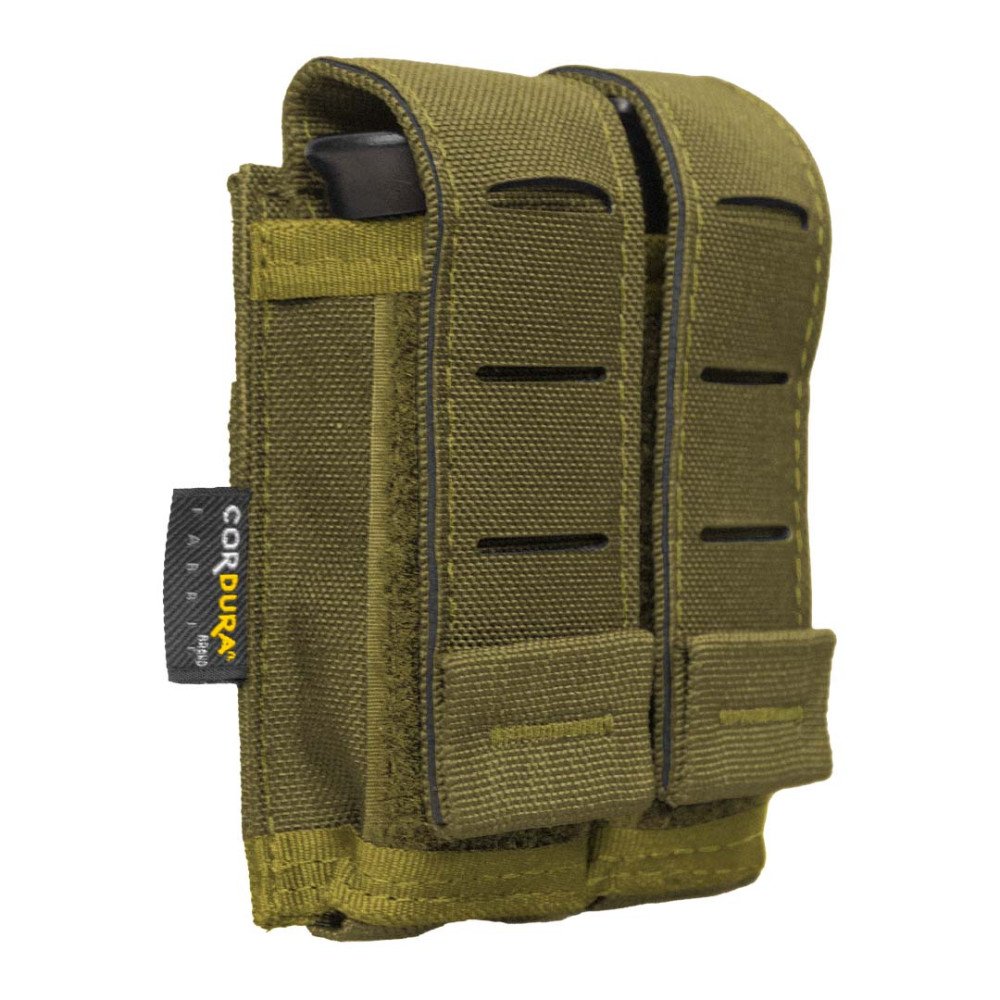 PORTA CARREGADOR DE PISTOLA DUPLO LASER CUT - COYOTE